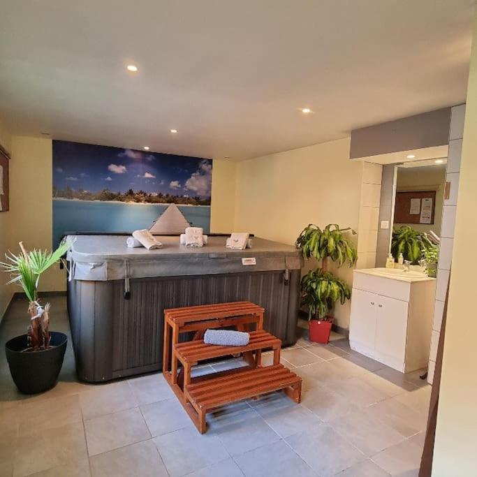 Gite Eglantine 2 A 6 Personnes Avec Spa Et Salle De Jeux Dans La Residence 旺特龙 外观 照片